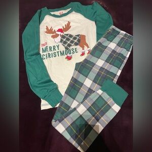 100% Cotton Merry Christmoose Kids Pajamas